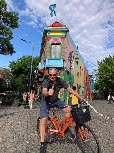 Bike Tour: Buenos Aires to the South (E-Bike) - Starting at Dr. José Modesto Giuffra: your easy first step in San Telmo