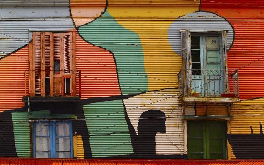 Boca tour: Tango, Soccer, Art and Immigration - Caminito: Colorful Street Art, Murals, and Pedestrian-Only Energy