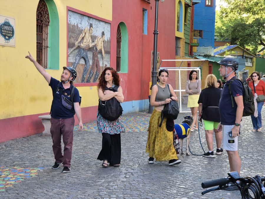 Buenos Aires: E-Bike Tour in the South Circuit of Buenos Aires - La Boca Arrival: Football Pride at La Bombonera