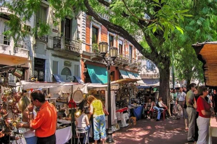 Buenos Aires: Montserrat, San Telmo, La Boca, and Puerto … - San Telmo on Calle Defensa: Mafalda, tiny-house stories, and Plaza Dorrego
