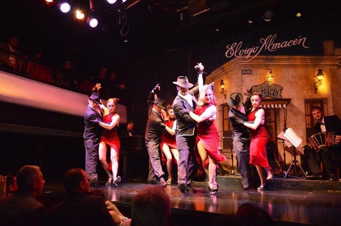 El Viejo Almacen Tango Show with Optional Dinner - Inside the show: film, live orchestra, dancers, and Argentine folk music