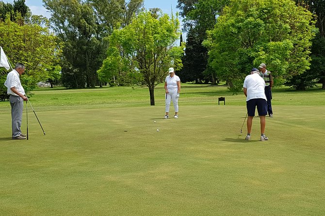 Golf day in Buenos Aires with Hotel pick Up and Drop Off. We stay with you - Caddie and golf cart: optional help, so you can choose your style