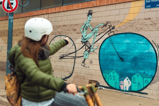 Private Off the Beaten Path: Hidden Urban Art Bike Tour - From Balcarce 1016: bikes, helmets, and the guide’s “see the city” mindset